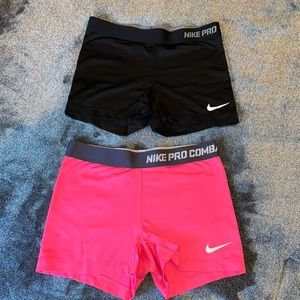 2 for 1 Nike Pro Spandex shorts!